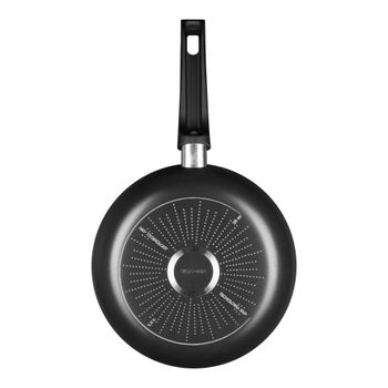 Sartén Antiadherente Vasconia Esencial de Aluminio 24 cm - Negro