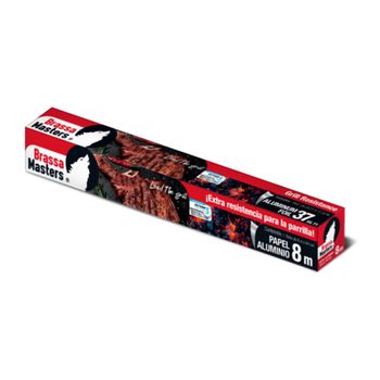 Papel Aluminio de Cocina Multiusos 8m Brassa Masters