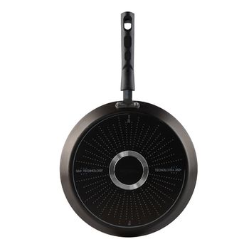 Sartén Antiadherente Vasconia Esencial de Aluminio 28 cm - Negro