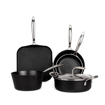 Batería de Cocina 6 Piezas Vasconia Urban de Aluminio - Negro